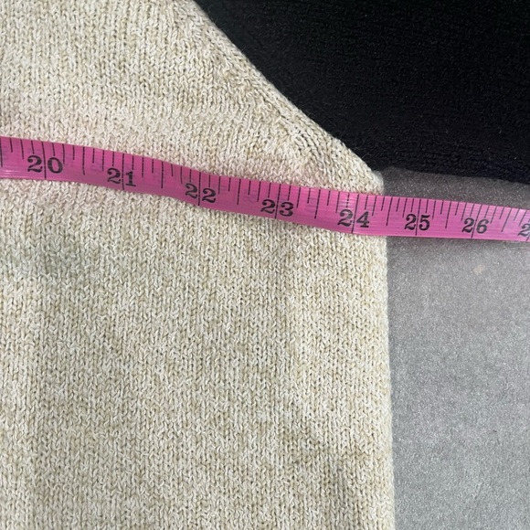 [XL]Tanjay Poodle cardigan sweater Black Cream Embroidered Dog Knit Zip Jacket - Picture 6 of 9